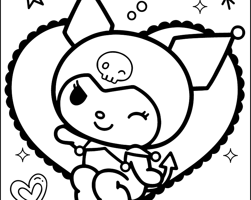 38 Kuromi Coloring Pages Free PDF Printables