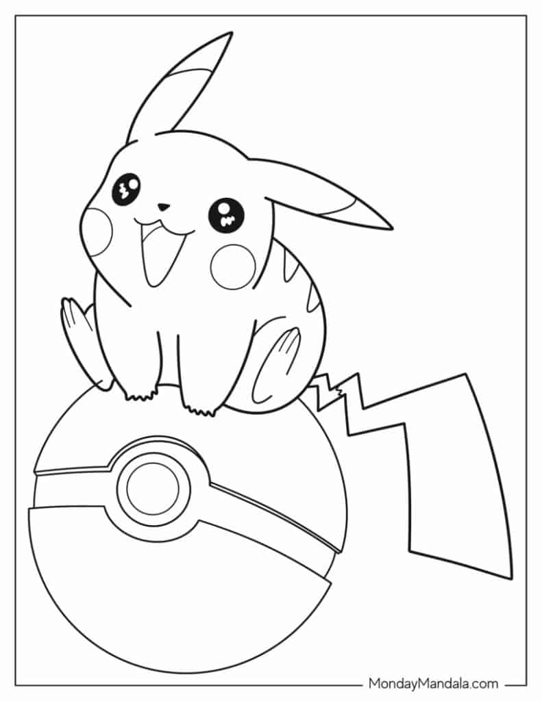 38 Pikachu Coloring Pages Free PDF Printables 38 Pikachu Coloring Pages Free PDF Printables