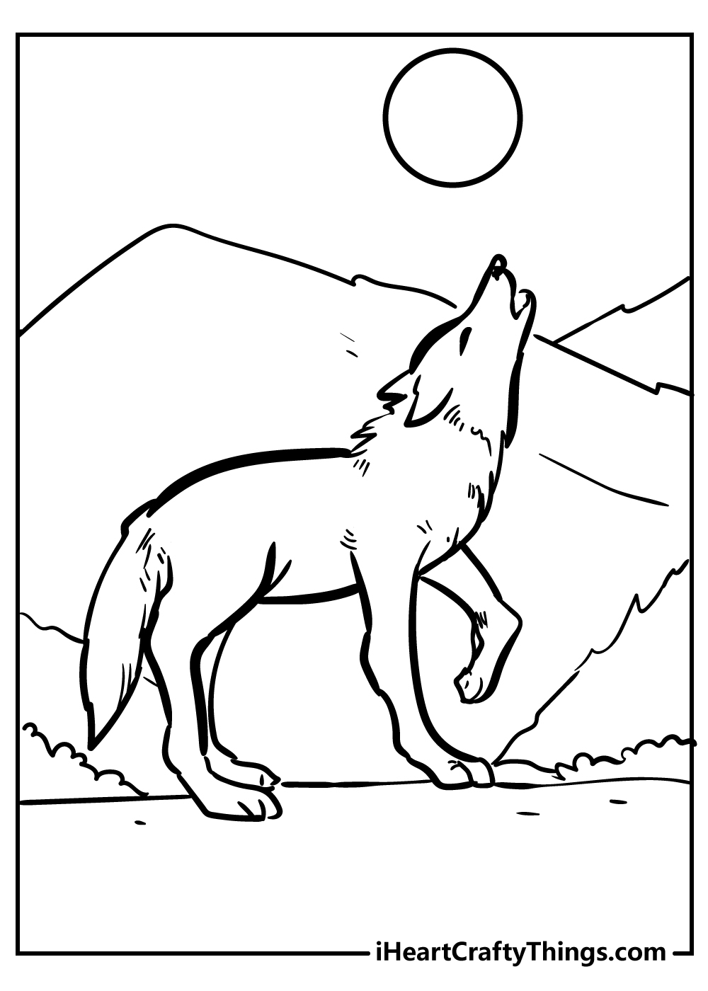 39 Wolf Coloring Pages 100 Free Printables 