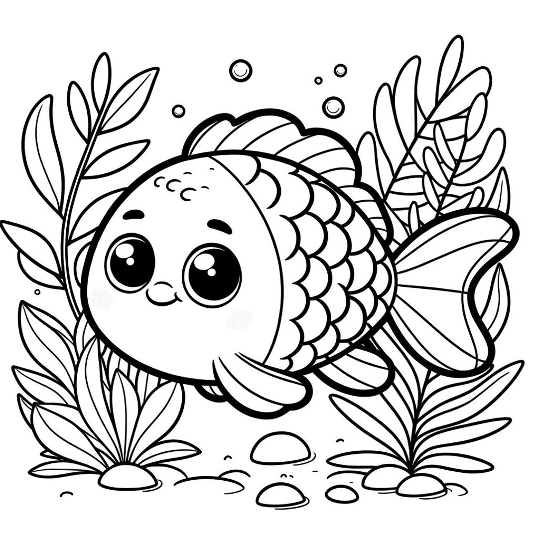 4 Page Bundle Fish Coloring Page Colorful Fish Coloring Page Sea Fish Coloring Page Animal Coloring Page Etsy Canada