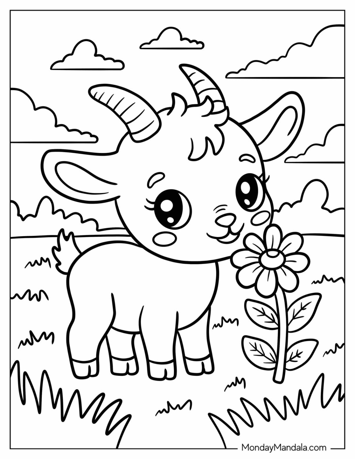 farm animals coloring pages