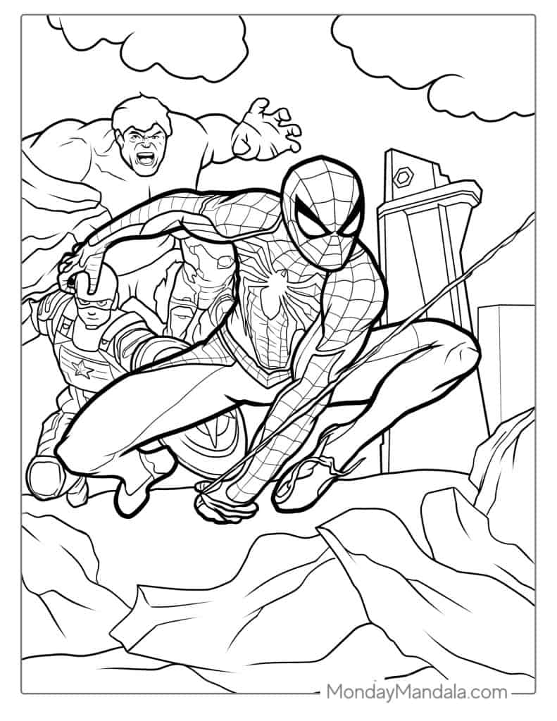 40 Spider Man Coloring Pages Free PDF Printables  40 Spider Man Coloring Pages Free PDF Printables