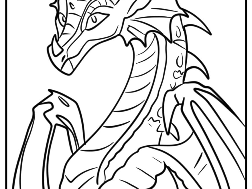 40 Wings Of Fire Coloring Pages 100 Free To Print