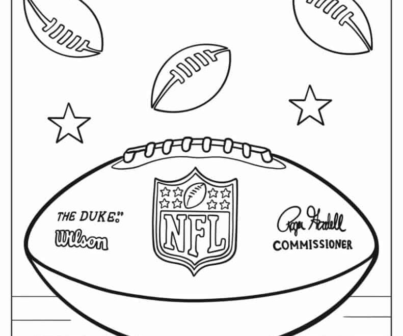 42 Football Coloring Pages Free PDF Printables