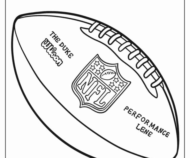 42 Football Coloring Pages Free PDF Printables