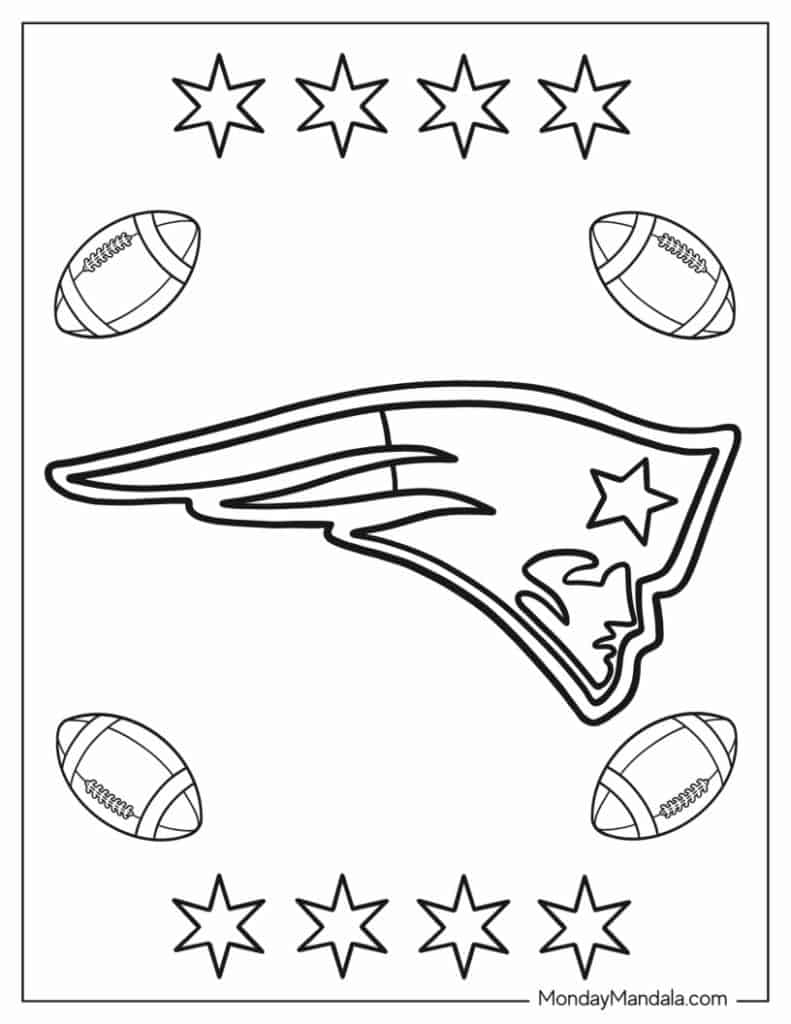 42 Football Coloring Pages Free PDF Printables  42 Football Coloring Pages Free PDF Printables