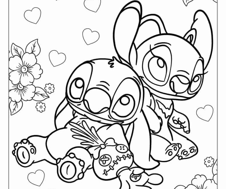 42 Lilo Stitch Coloring Pages Free PDF Printables