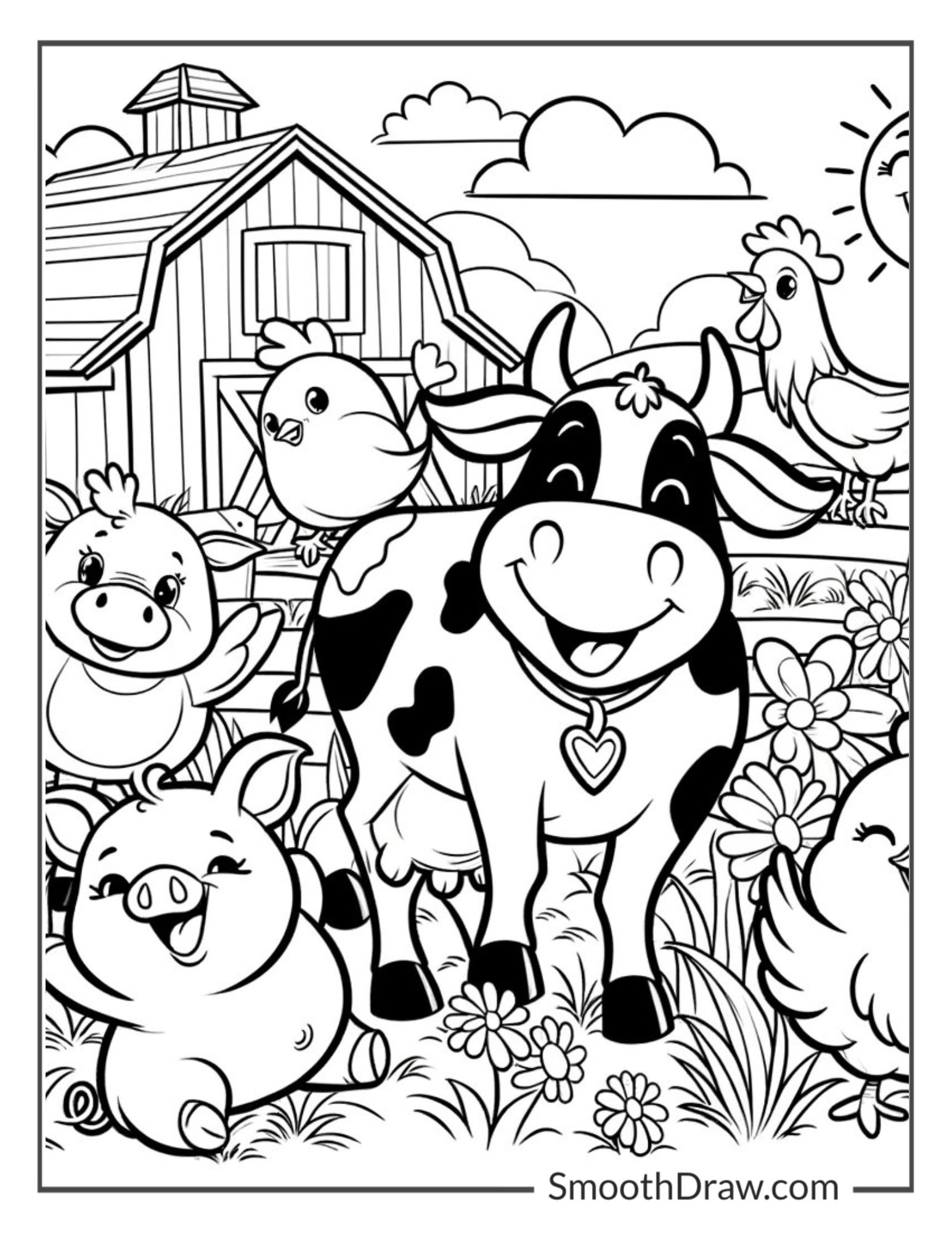 44 Farm Animals Coloring Pages Free Printable PDFs  44 Farm Animals Coloring Pages Free Printable PDFs