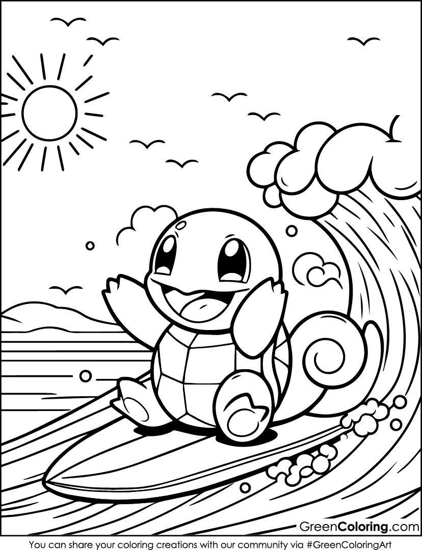 pokemon coloring pages free