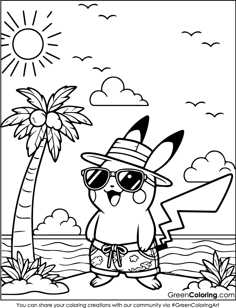 pokemon printable coloring pages free