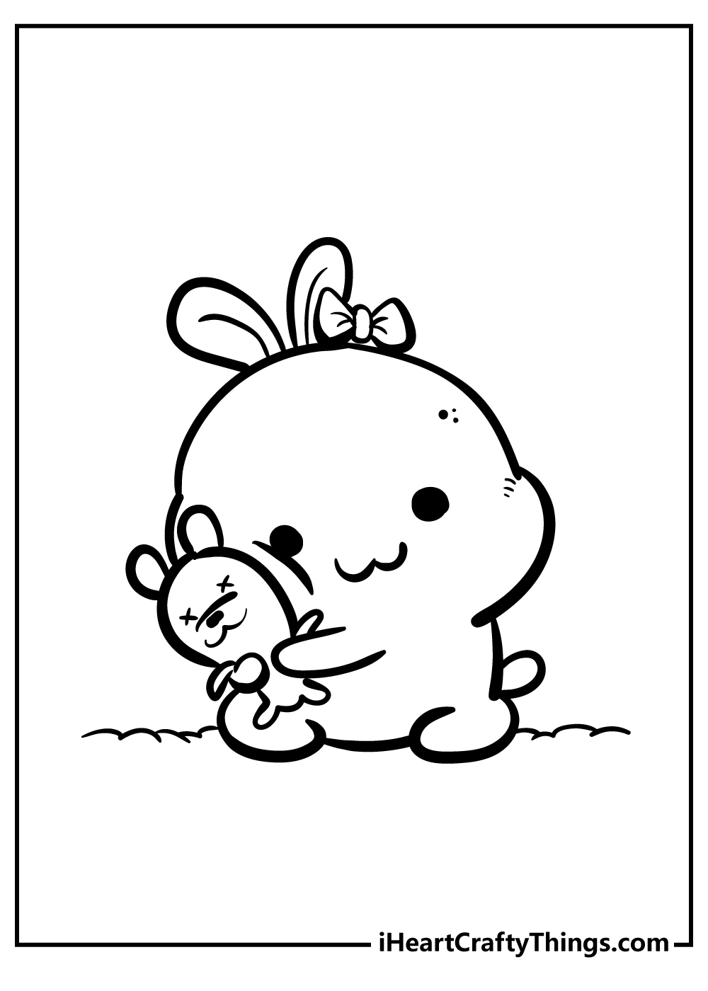 printable kawaii cute coloring pages
