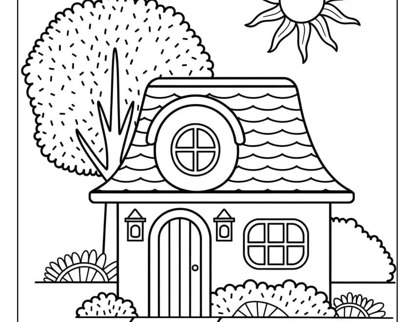 47 House Coloring Pages Free Printables For All Ages