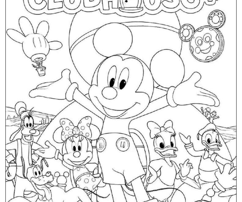 48 Mickey Mouse Coloring Pages Free PDF To Print Woo Coloring