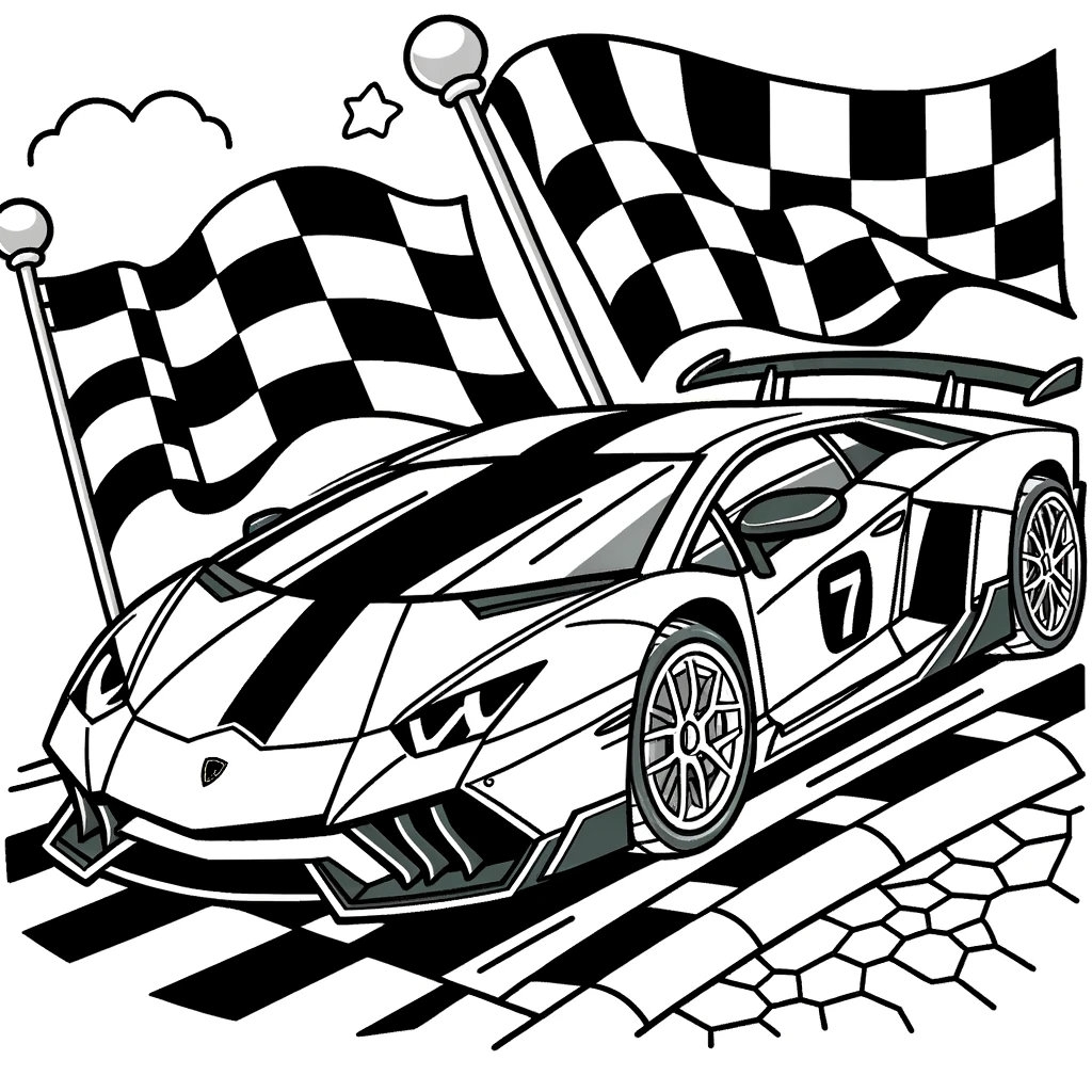 car printable coloring pages