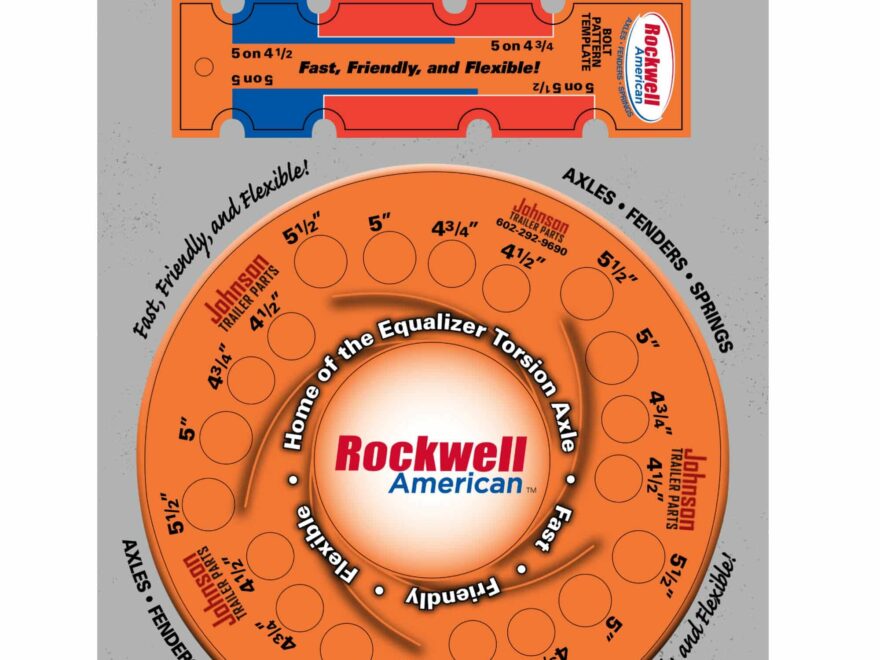 5 Lug Bolt Pattern Template Johnson Trailer Parts