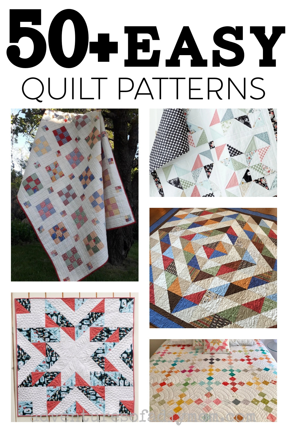 50 EASY Quilt Patterns For Beginners Adventures Of A DIY Mom