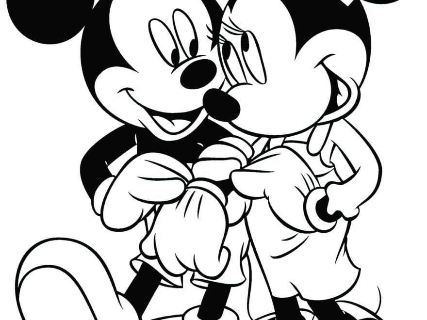50 Mickey And Minnie Coloring Pages For Kids Best Gifts For Girls Best Gifts For Boys Etsy