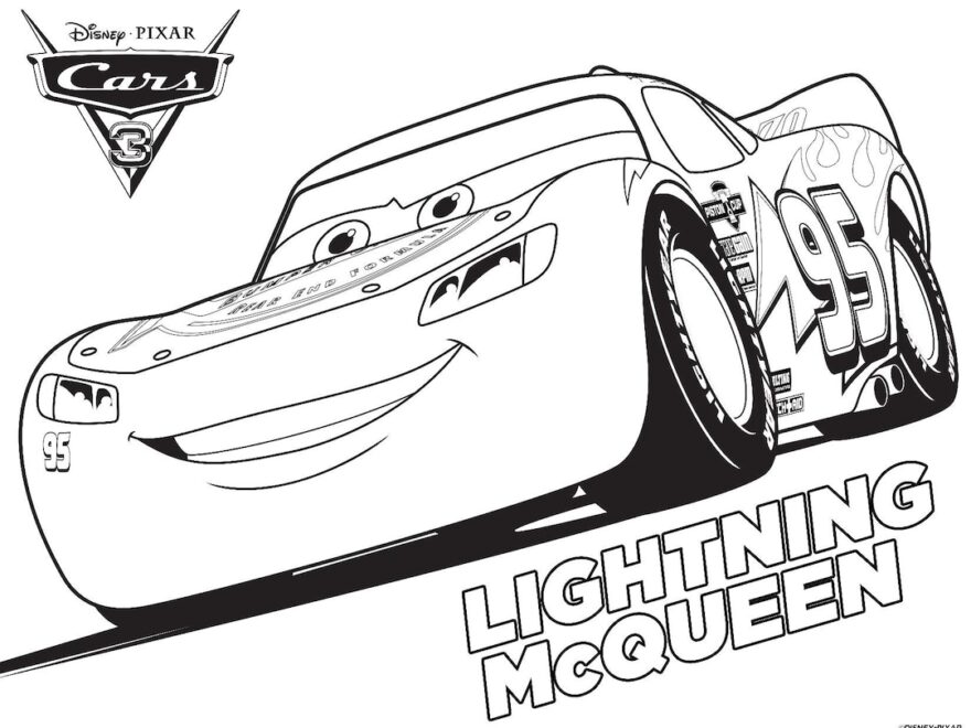 50 Pages Kid s Coloring Printable Pages Car s Lighting Mcqueen Friends Etsy