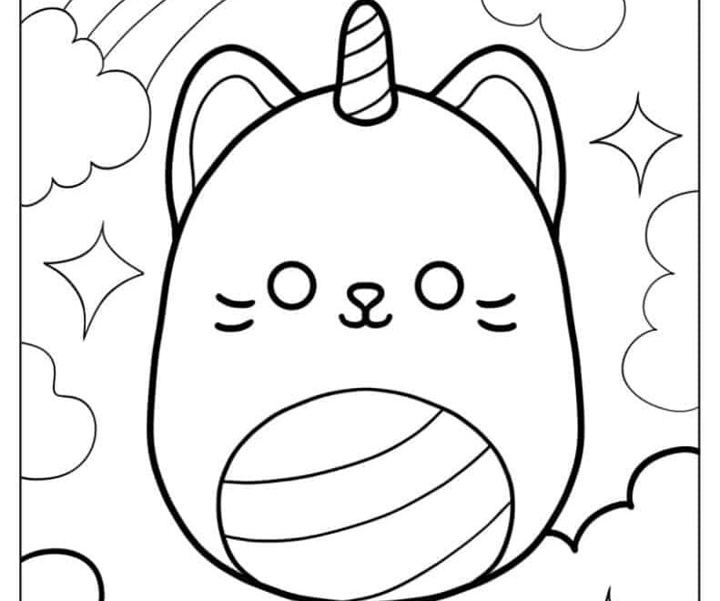 50 Squishmallow Coloring Pages Free PDF Printables