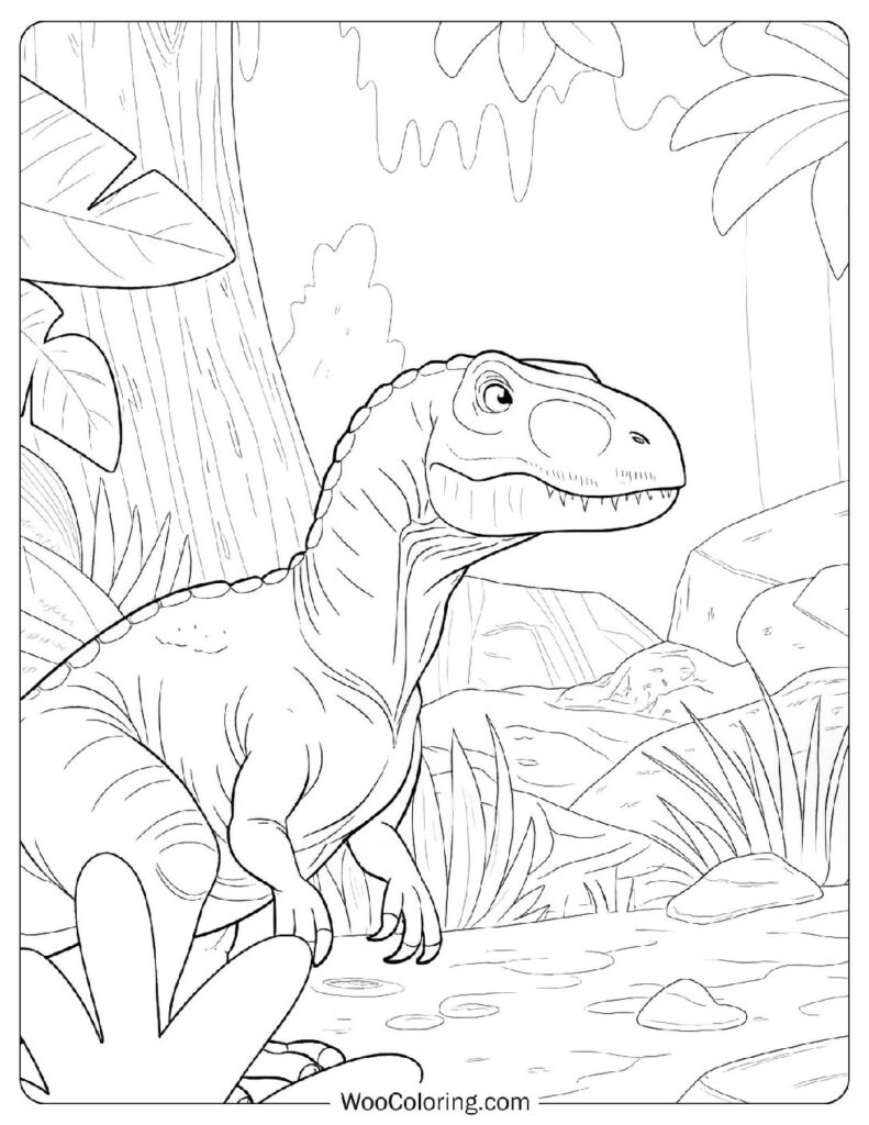 printable dinosaur coloring pictures