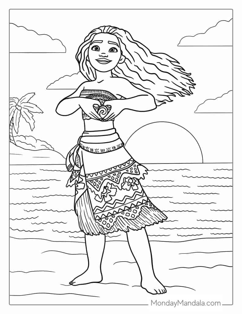 52 Moana Coloring Pages Free PDF Printables 52 Moana Coloring Pages Free PDF Printables