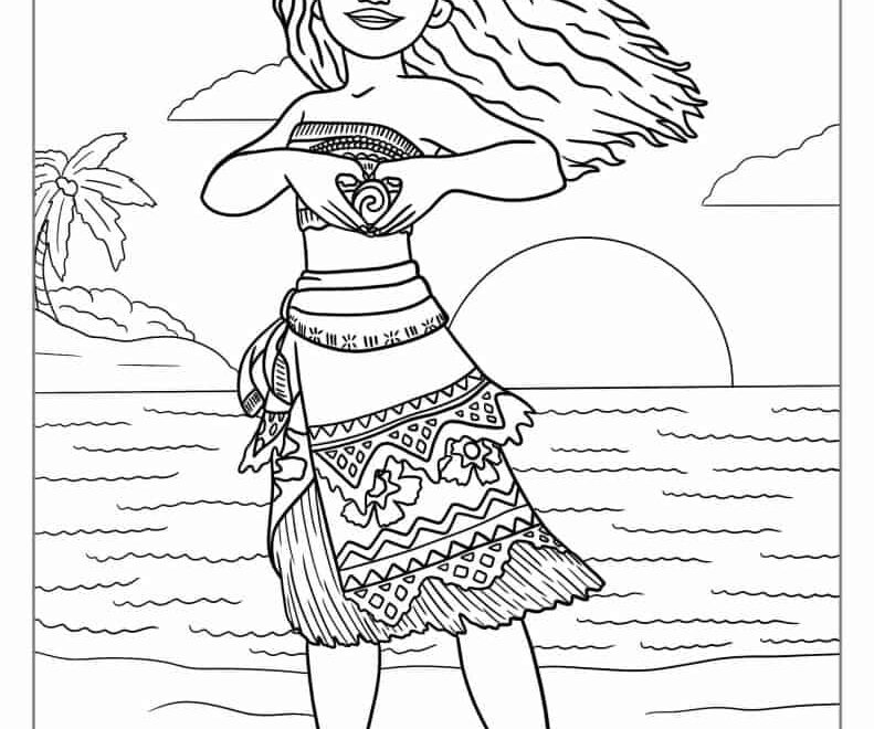 52 Moana Coloring Pages Free PDF Printables
