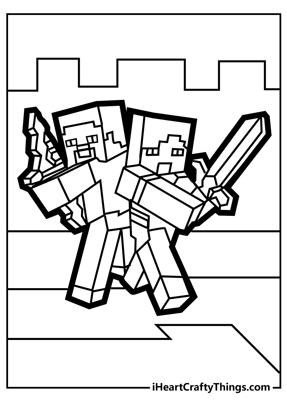 55 Minecraft Coloring Pages For Kids 100 Free Printables  55 Minecraft Coloring Pages For Kids 100 Free Printables