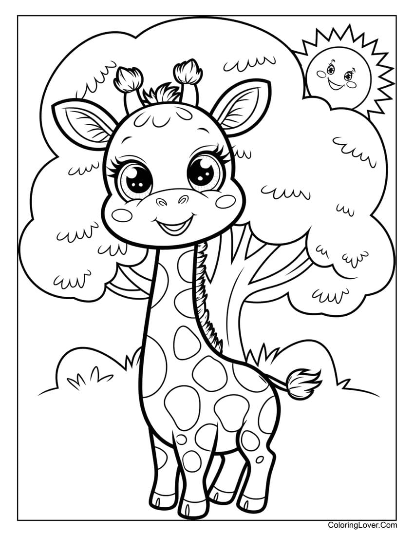 adorable animal coloring pages