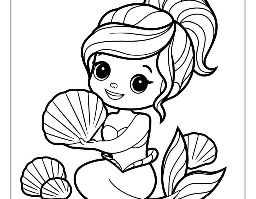 57 Mermaid Coloring Pages Free Printables For All Ages
