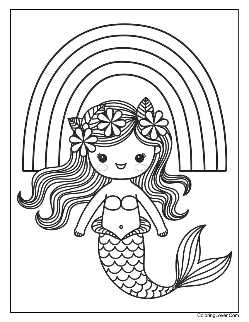 57 Mermaid Coloring Pages Free Printables For All Ages  57 Mermaid Coloring Pages Free Printables For All Ages