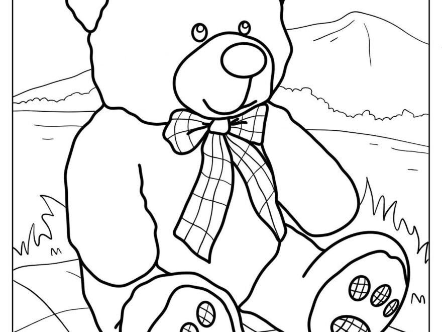 57 Teddy Bear Coloring Pages Free PDF Printables