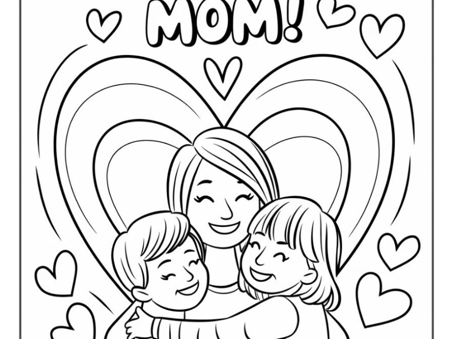 58 Mother s Day Coloring Pages Free To Print Smooth Draw