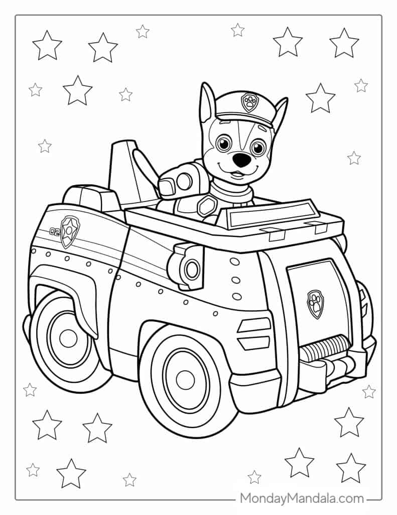 paw patrol coloring pages