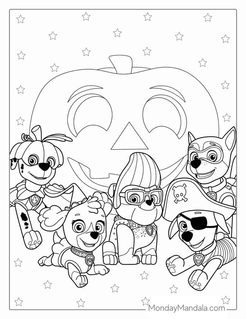 58 Paw Patrol Coloring Pages Free PDF Printables 