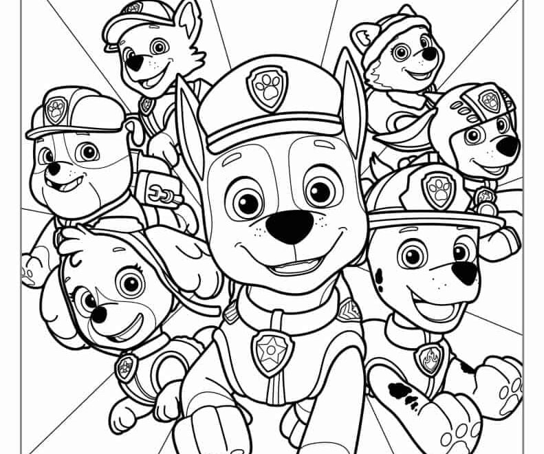 58 Paw Patrol Coloring Pages Free PDF Printables