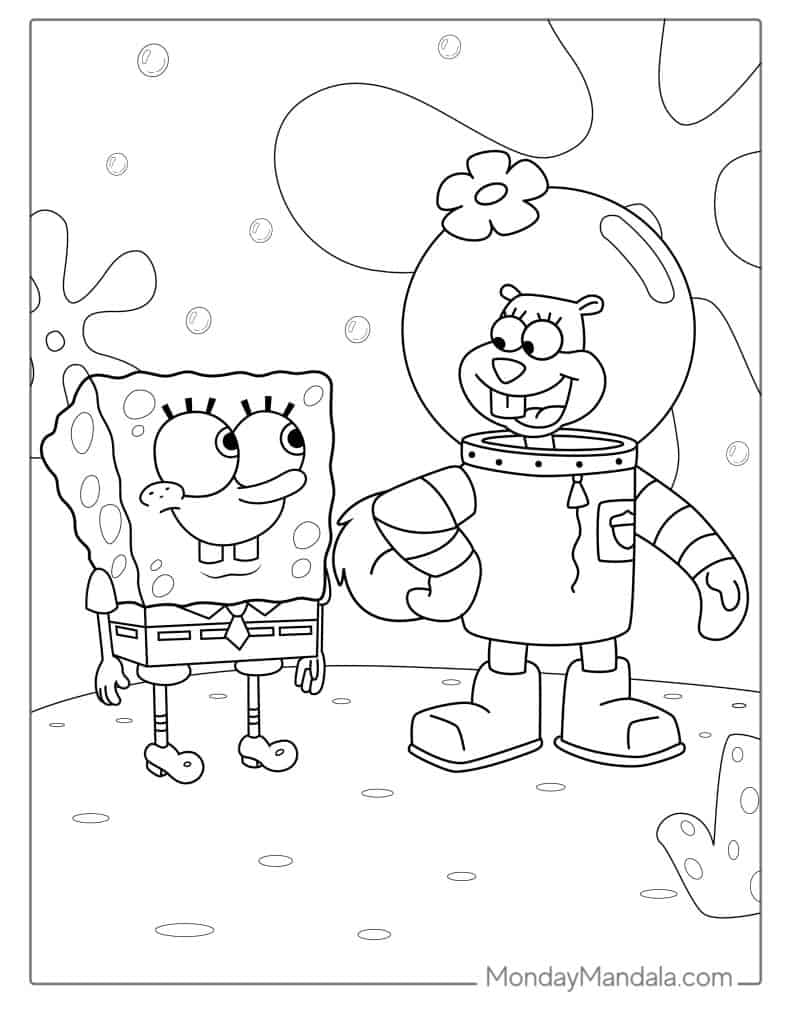 coloring pages of spongebob coloring pages of spongebob