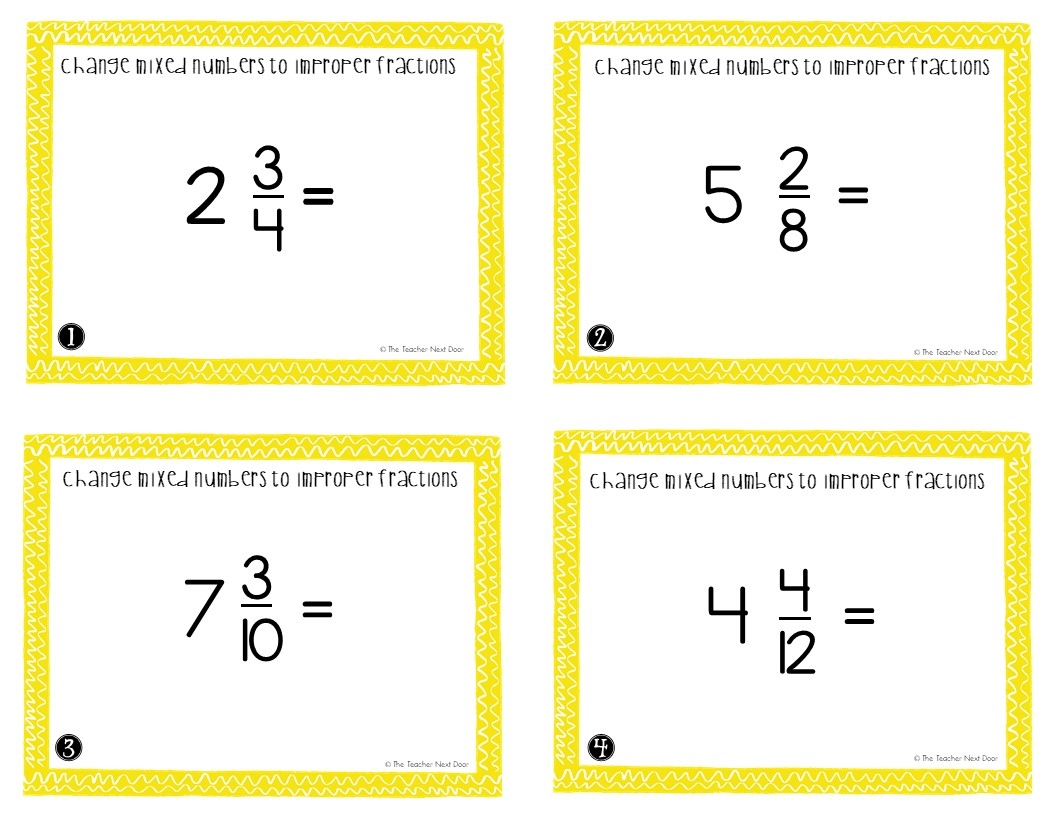improper fractions to mixed numbers worksheet improper fractions to mixed numbers worksheet