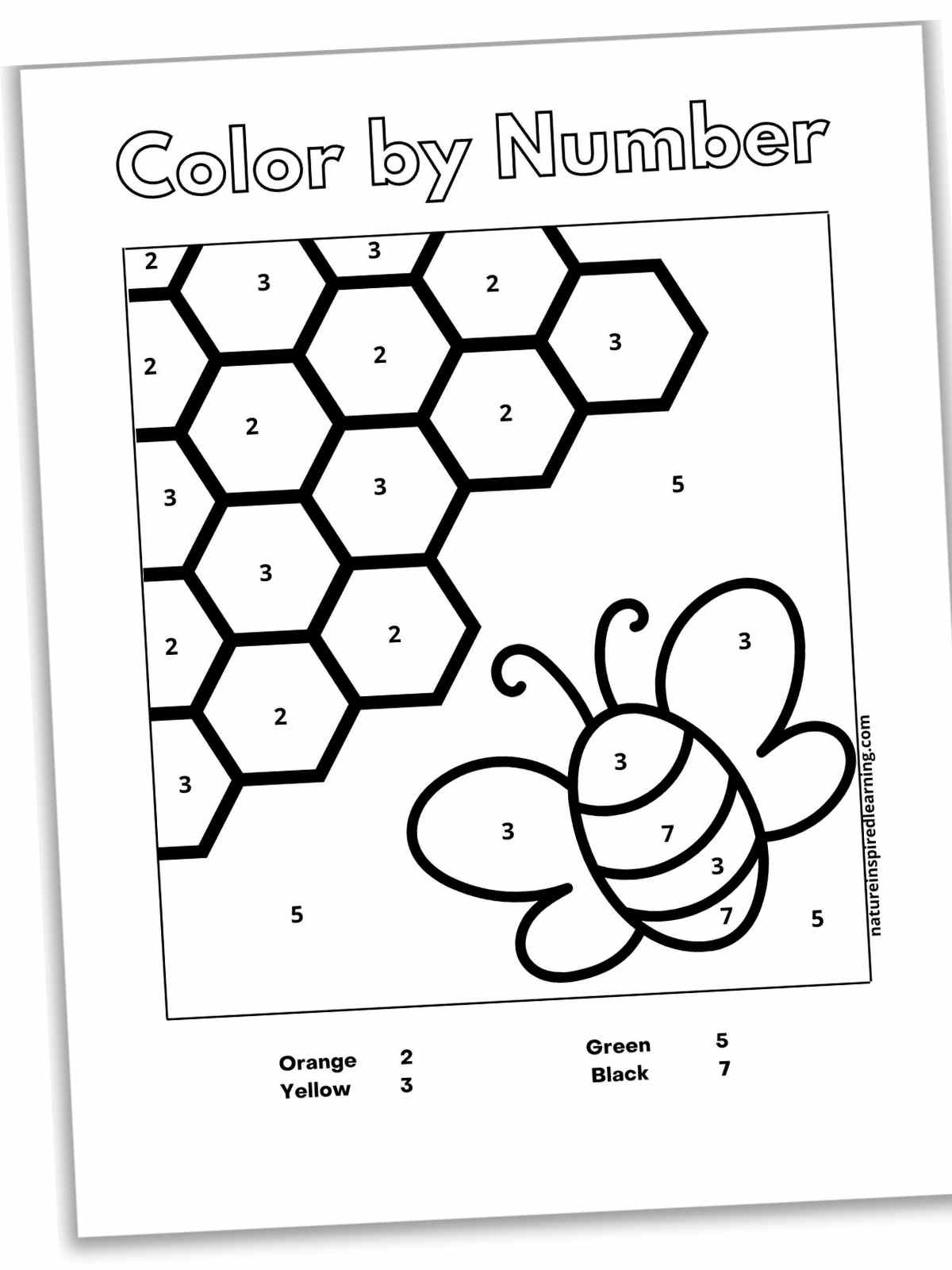 color by number printables