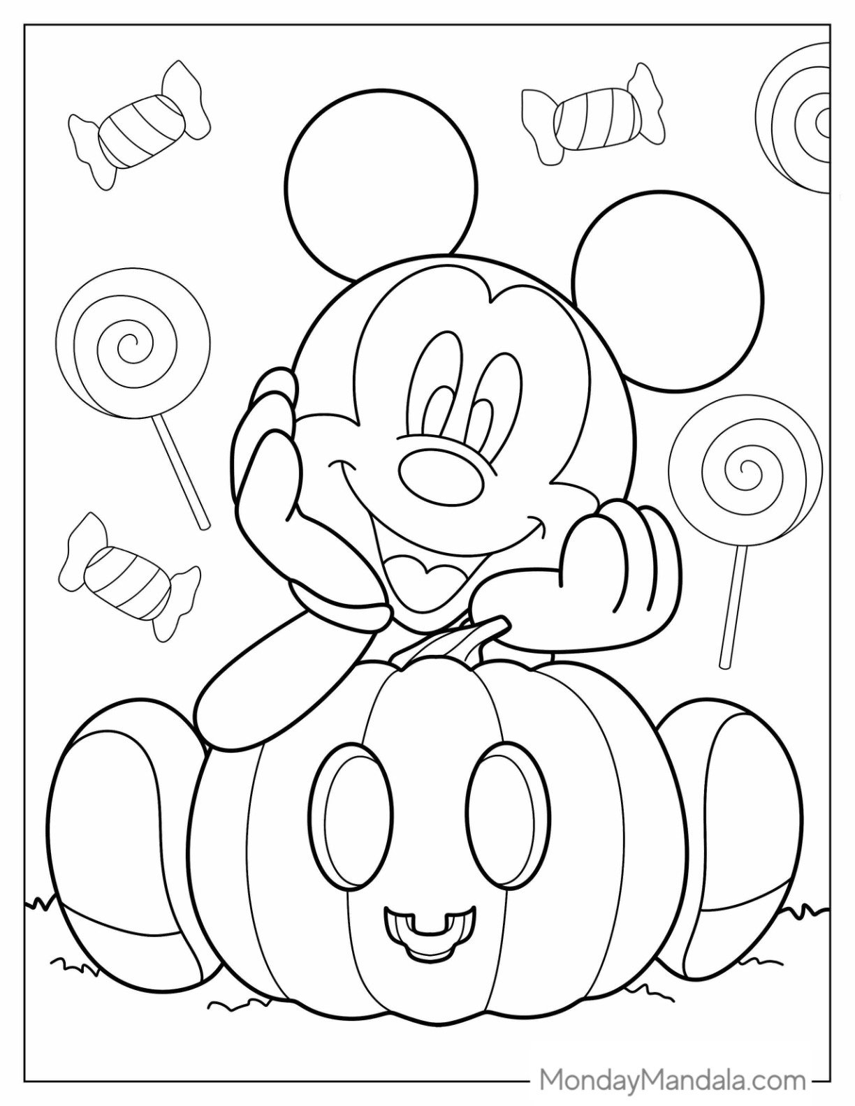 printable coloring pages pumpkins
