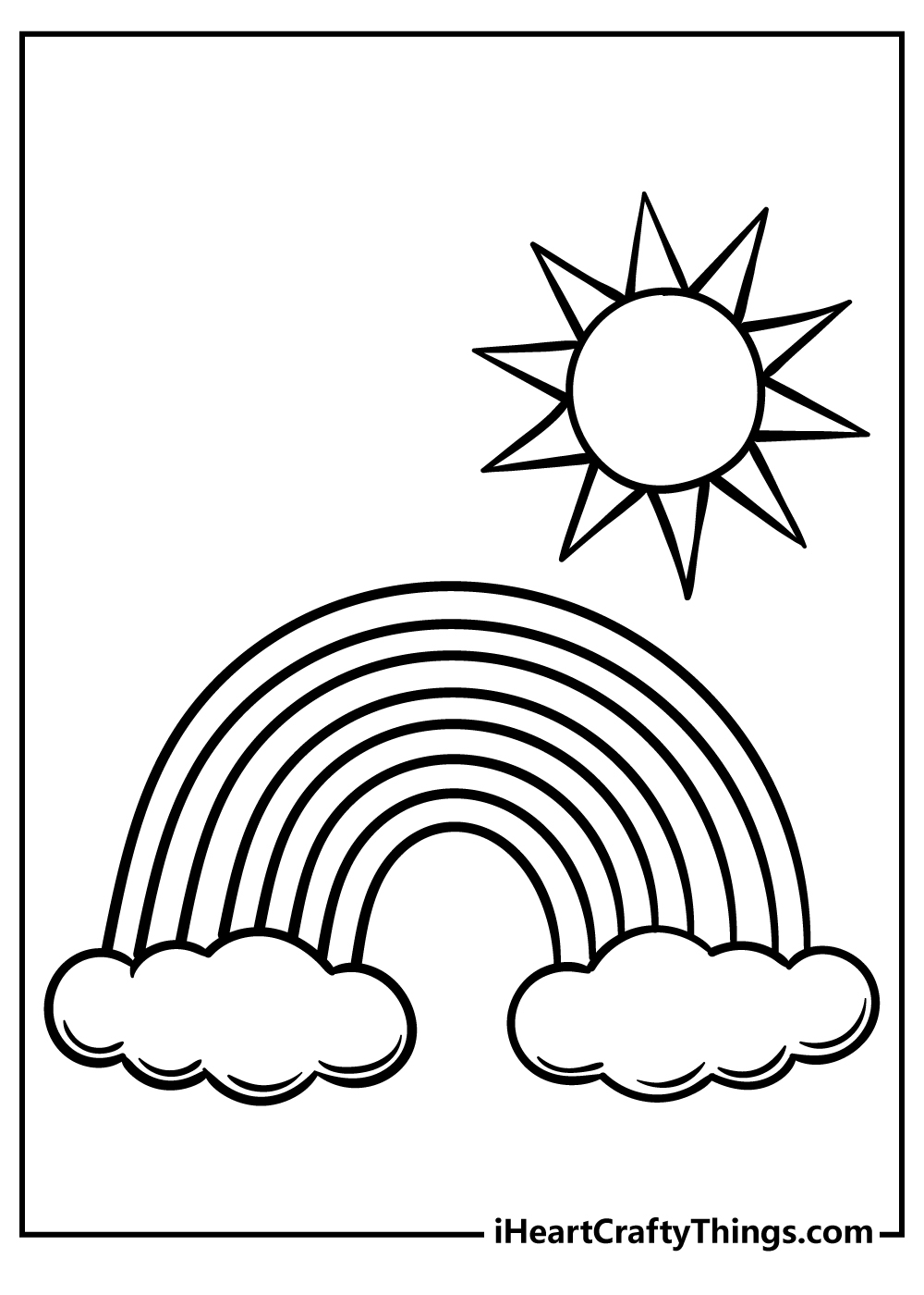 64 Rainbow Coloring Pages 100 Free Printables 