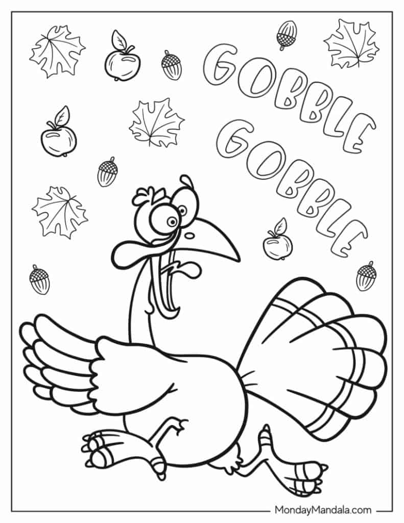 thanksgiving coloring sheets printable