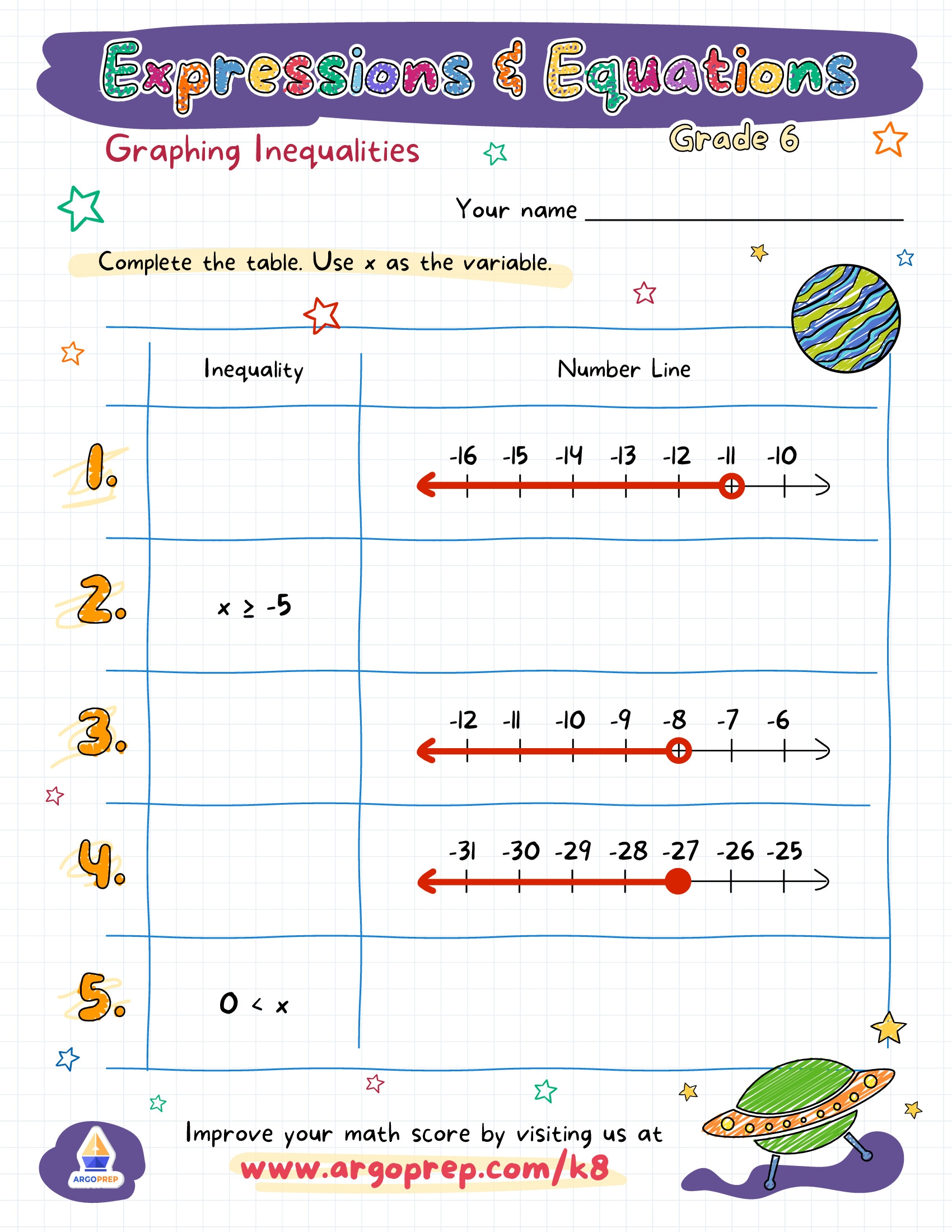 6th Grade Absolute Value Inequalities Worksheets For Free ArgoPrep