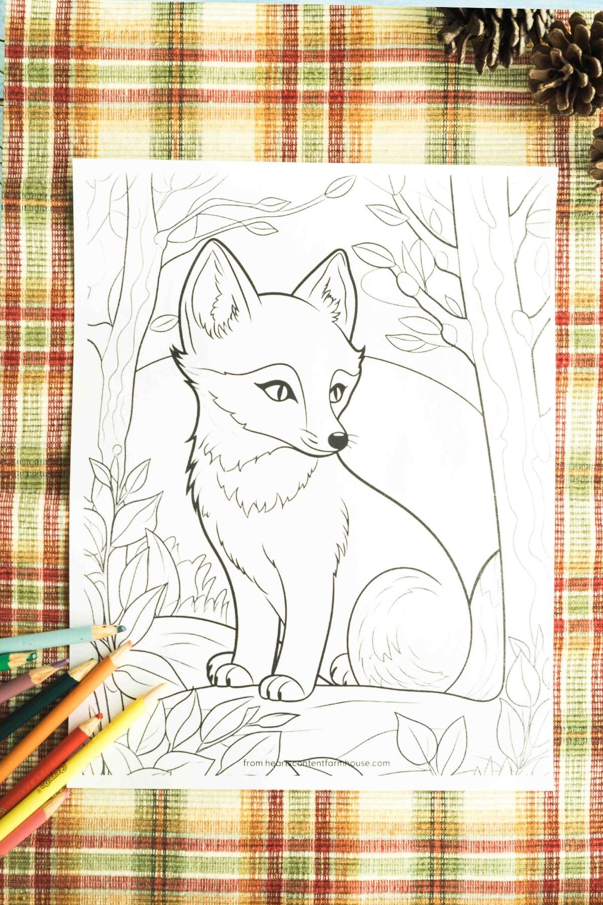 7 Gorgeous And Free Fox Coloring Pages For All Ages 7 Gorgeous And Free Fox Coloring Pages For All Ages