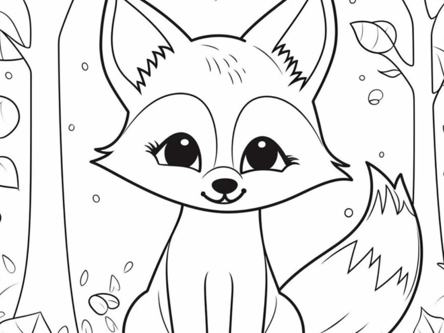 7 Gorgeous And Free Fox Coloring Pages For All Ages