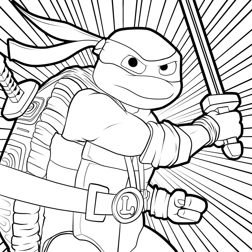 ninja turtles coloring pages printable