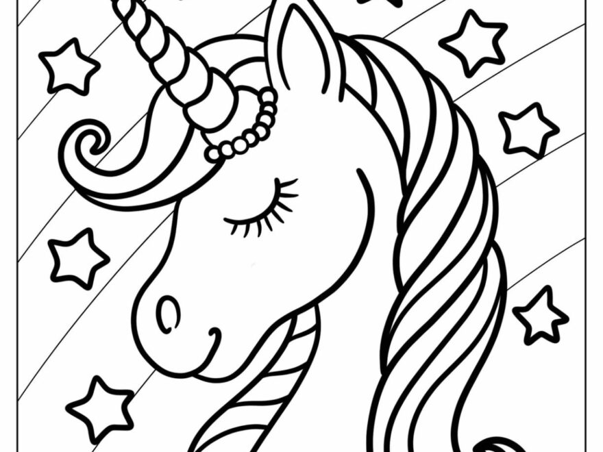74 Unicorn Coloring Pages Free PDF Printables