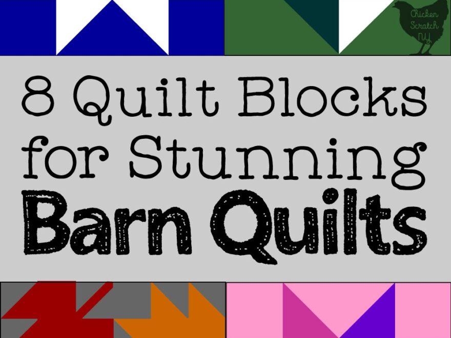 8 Beautiful Quilt Blocks For Barn Quilts Free Printable
