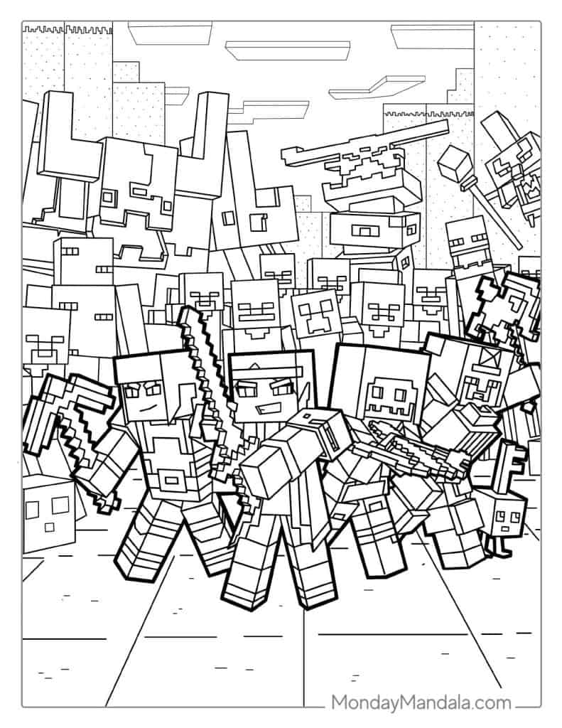 minecraft printables coloring pages minecraft printables coloring pages
