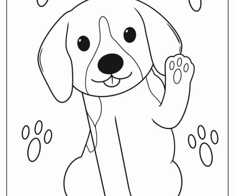 97 Dog Coloring Pages Free PDF Printables