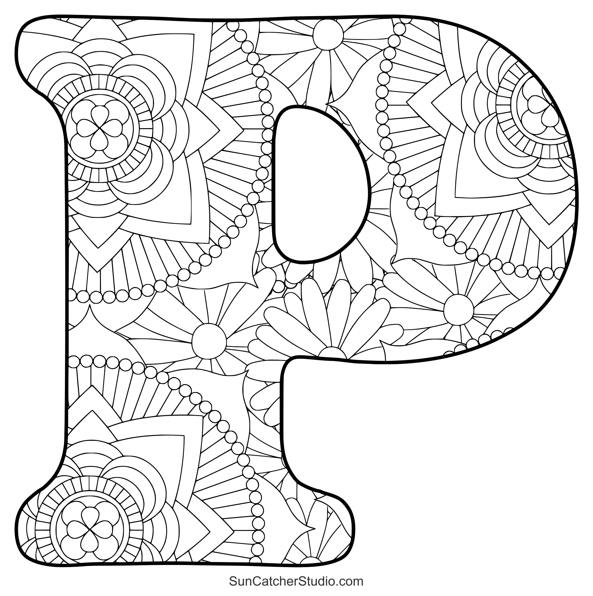 ABC Coloring Pages Free Alphabet Letter Colouring Sheets Free Printables Monograms Design Tools Patterns DIY Projects